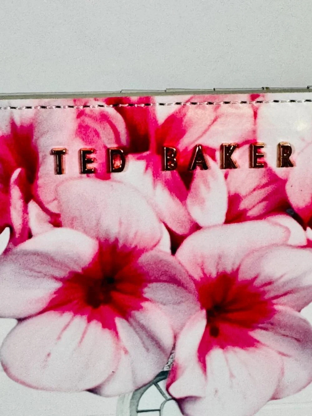 Ted Baker London Babylon Pink Floral Travel Wallet and Passport Holder